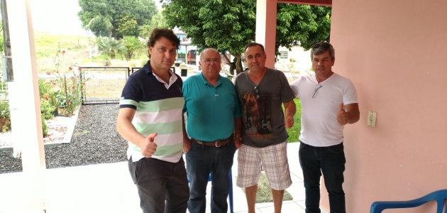 Visita ao Vereador Toninho do MDB de Itapejara D ‘Oeste