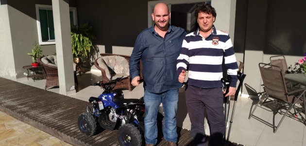 Visitando o amigo Baby Negrelli.