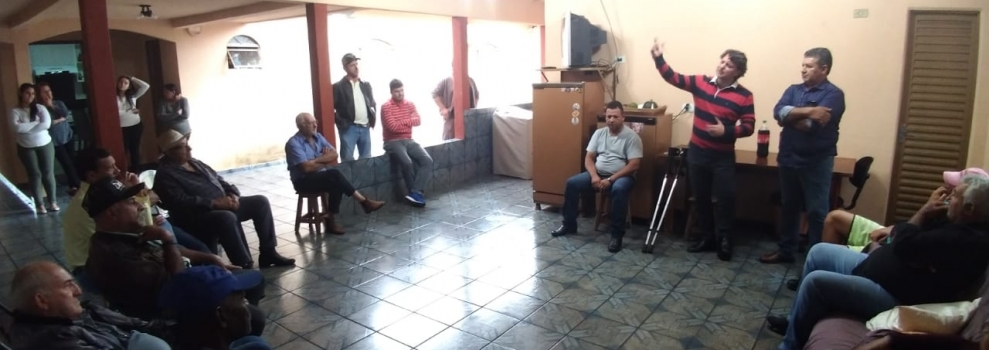 Deputado Anibelli Neto visita amigo do Município de Ângulo.