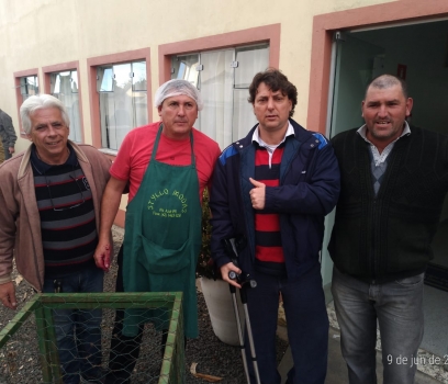 Visita aos amigos de Rio Azul