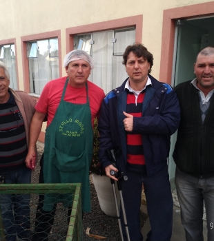 Visita aos amigos de Rio Azul