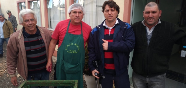 Visita aos amigos de Rio Azul