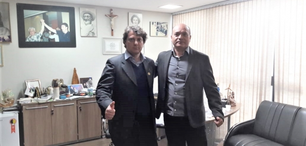 Anibelli Neto recebe o ex-vereador Prof. Juciel do Município da Lapa.