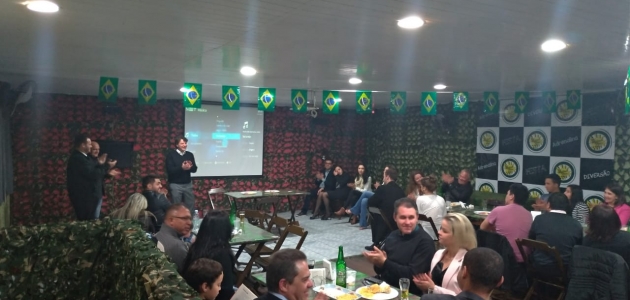 Reunião com amigos da Rede Otello.