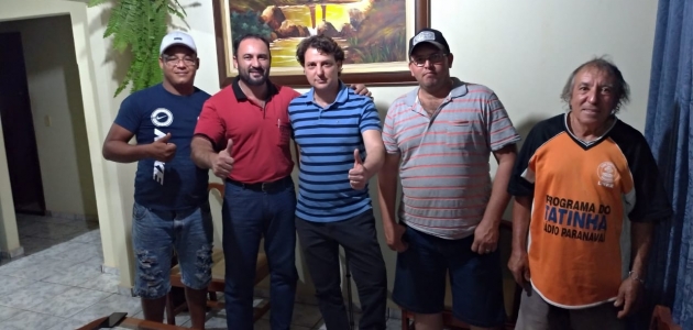 Anibelli Neto visita amigos em Tamboara