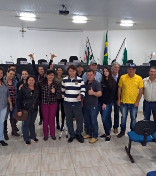 Visita aos amigos em Santa Maria do Oeste.