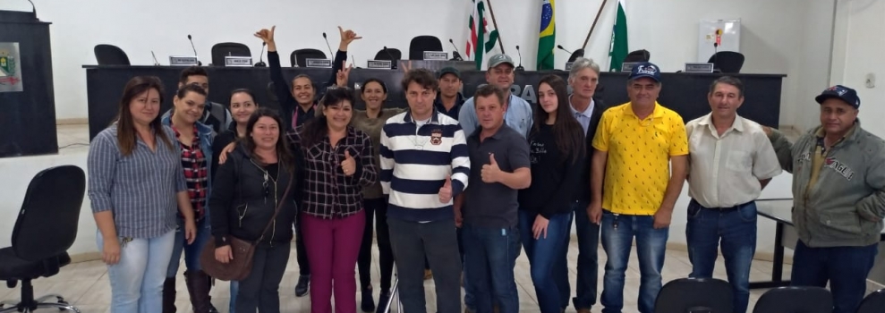 Visita aos amigos em Santa Maria do Oeste.