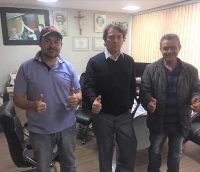 Visita dos companheiros de Ibaiti e Conselheiro Mairinck