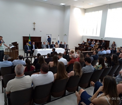 Anibelli Neto participa da Inauguração do Novo Fórum da cidade de Rio Negro.