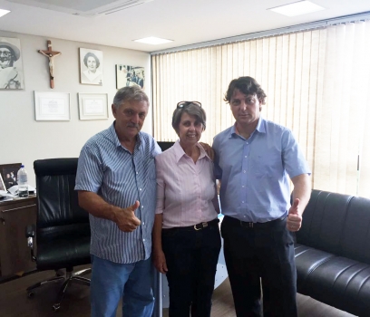 Visita ilustre do Casal Ananias e Ivone peemedebistas de Guaratuba