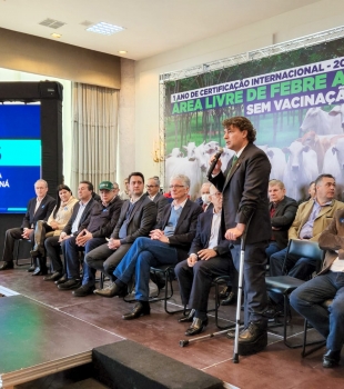 Anibelli Neto celebra o primeiro ano do Paraná como área livre de febre aftosa sem vacinação