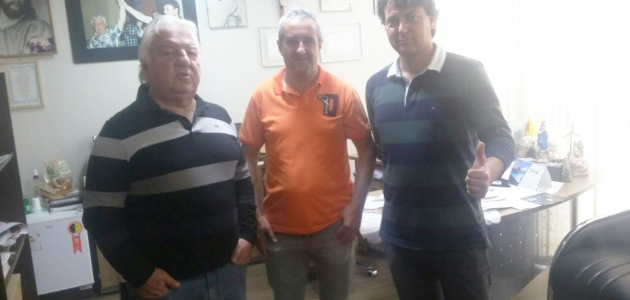 Anibelli Neto recebeu a visita do amigo João Mendes da cidade de Rio Bom