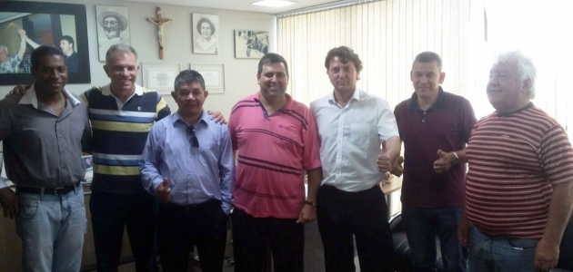 Visita do vereador Prof. Silberto de Curitiba com Pres. Do MDB de Godoy Moreira.