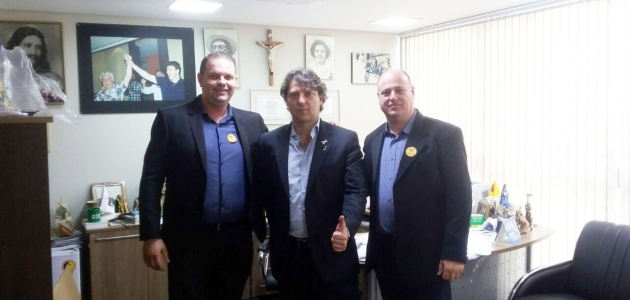 Vereadores de São Jorge do Ivaí Visitaram deputado Anibelli Neto.