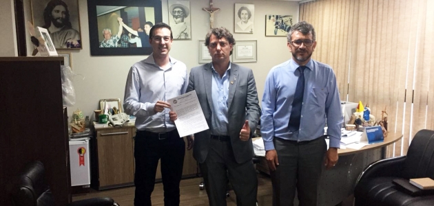 Anibelli Neto recebe prefeito de Chopinzinho