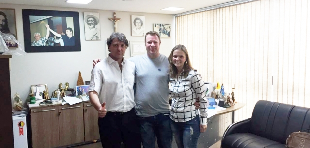 Anibelli recebeu a visita de amigos do Município Piên.  