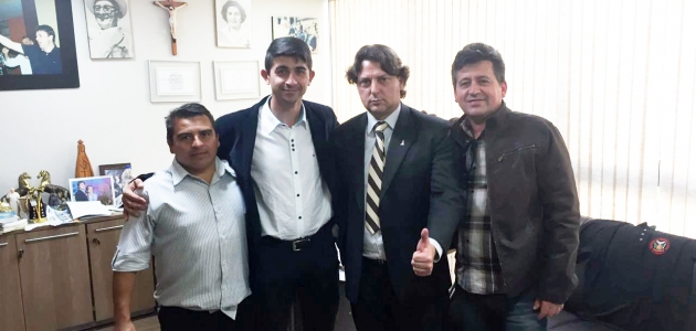  Anibelli recebe prefeito Patrick de Cerro Azul e o vice Porquinho.  
