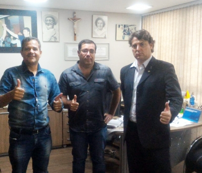 Anibelli recebeu a visita do vice-prefeito Frazinho do Município Rio Bom.