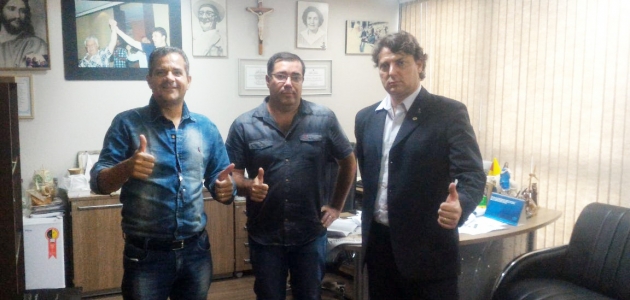Anibelli recebeu a visita do vice-prefeito Frazinho do Município Rio Bom.
