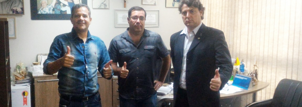 Anibelli recebeu a visita do vice-prefeito Frazinho do Município Rio Bom.