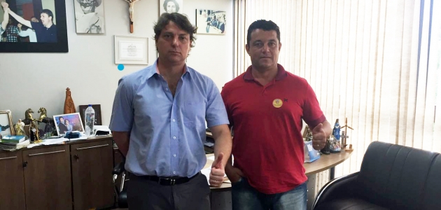 Visita do Vereador Junior Feijão.