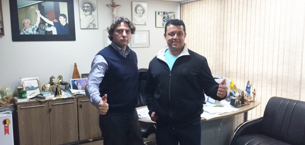 Anibelli recebe a visita do Vereador Junior Feijão de Presidente Castelo Branco.  