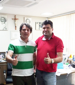 Anibelli recebeu a visita do amigo Nilson Martins ex-prefeito de Atalaia.