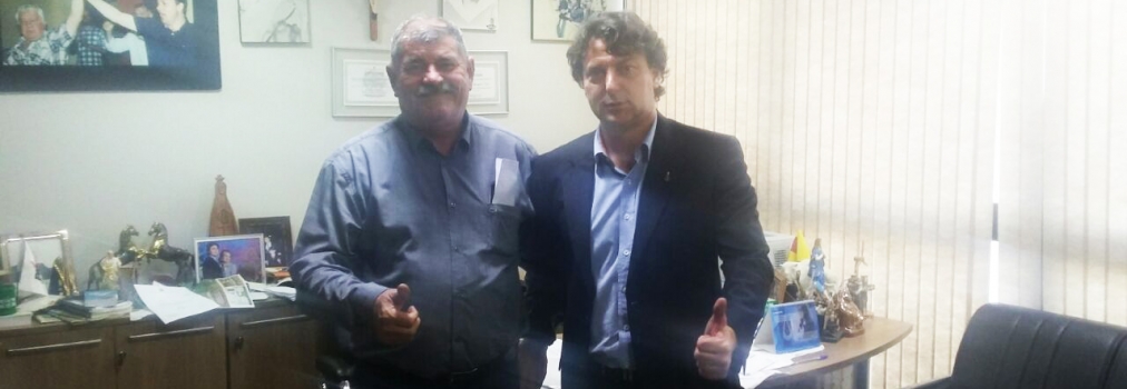 Anibelli recebeu a visita do Prefeito de Nova Aliança do Ivaí Adir Schmitz.