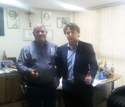 Anibelli recebeu a visita do Prefeito de Nova Aliança do Ivaí Adir Schmitz.