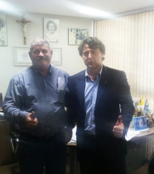 Anibelli recebeu a visita do Prefeito de Nova Aliança do Ivaí Adir Schmitz.