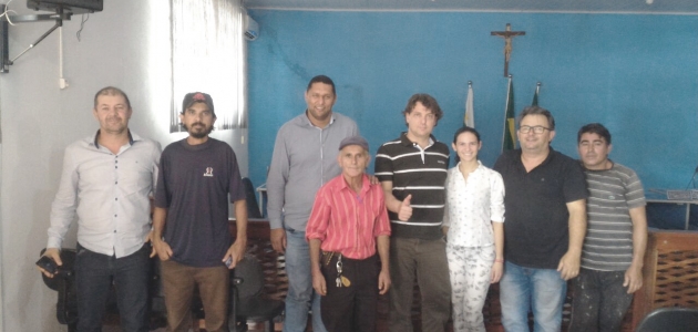 Anibelli Neto visita à Câmara de Lidianópolis