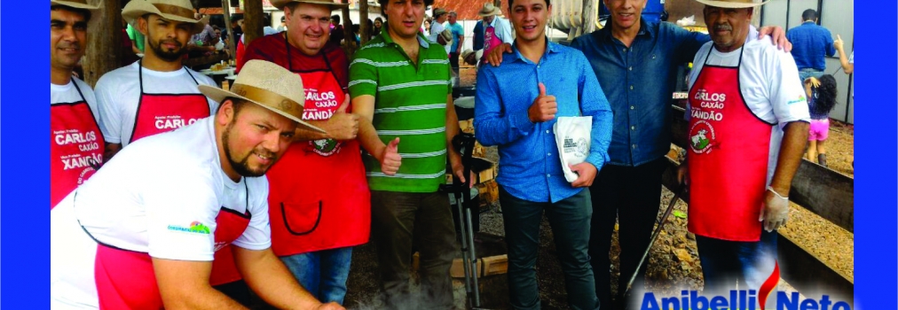 Anibelli Neto participou da 12º festa do Cabrito Apressado em Corumbataí do Sul.