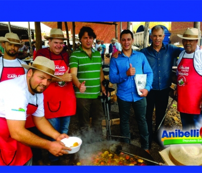 Anibelli Neto participou da 12º festa do Cabrito Apressado em Corumbataí do Sul.