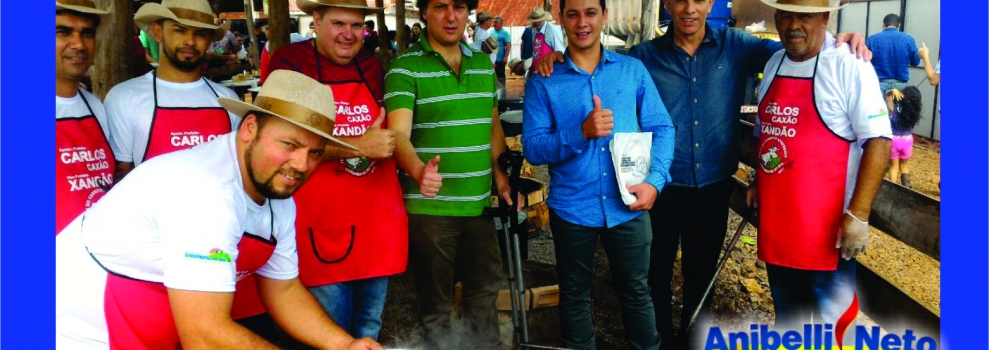 Anibelli Neto participou da 12º festa do Cabrito Apressado em Corumbataí do Sul.