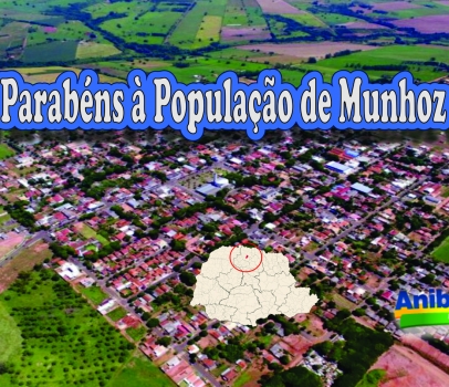 Parabéns à População de Munhoz de Mello