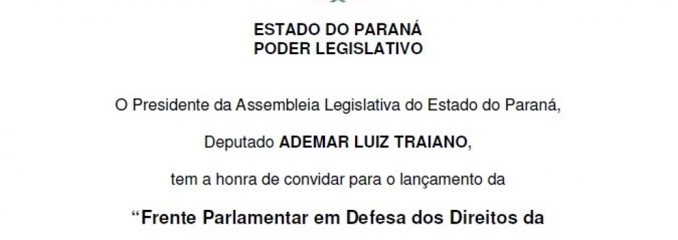 Frente Parlamentar em Defesa dos Trabalhadores realizará Evento de Lançamento