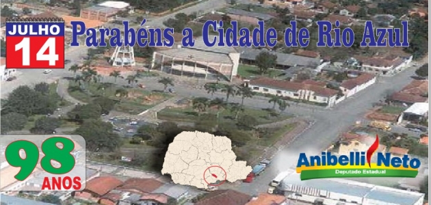 Parabéns Rio Azul
