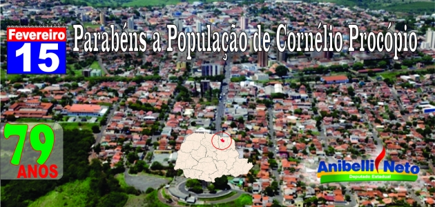Parabéns a População de Cornélio Procópio