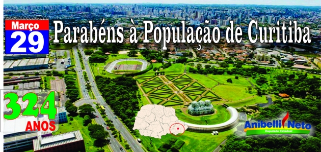 Parabéns à População de Curitiba
