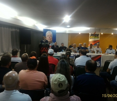 ENCONTRO REGIONAL DO PMDB EM GUARAPUAVA FOI UM SUCESSO