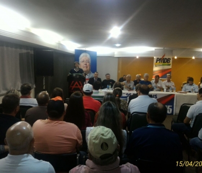 ENCONTRO REGIONAL DO PMDB EM GUARAPUAVA FOI UM SUCESSO