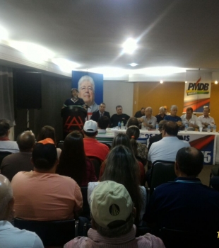 ENCONTRO REGIONAL DO PMDB EM GUARAPUAVA FOI UM SUCESSO