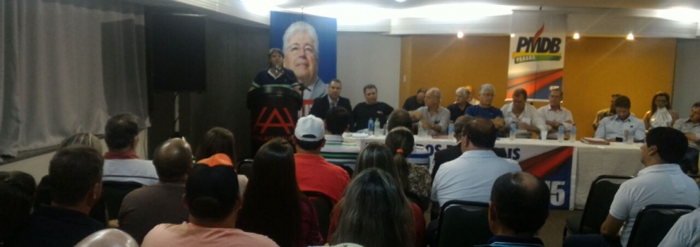 ENCONTRO REGIONAL DO PMDB EM GUARAPUAVA FOI UM SUCESSO