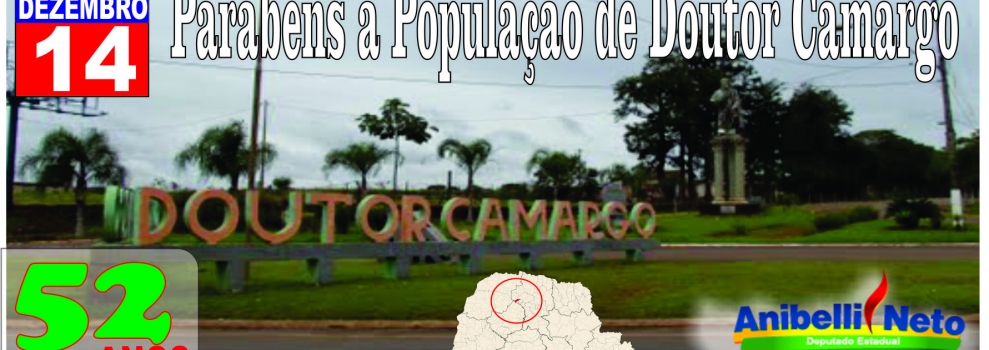 Parabéns Doutor Camargo