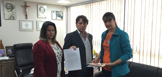 Dirigentes da APP Sindicato visitam Anibelli Neto