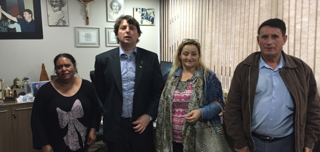 Autoridades de Agudos do Sul visitam Anibelli Neto