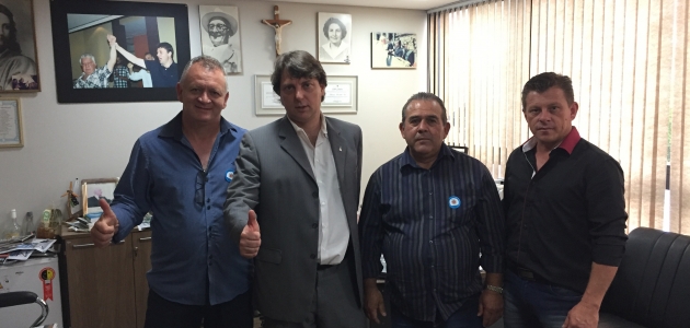 Lideranças de Santa Maria do Oeste visitam Anibelli