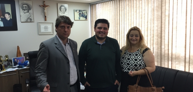 Lideranças de Agudos do Sul visitam o Deputado Anibelli Neto
