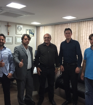 Prefeito eleito de Piên visita Anibelli Neto