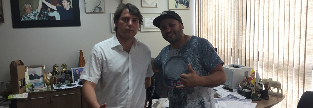 Vereador Alan Tatoo visita Anibelli Neto